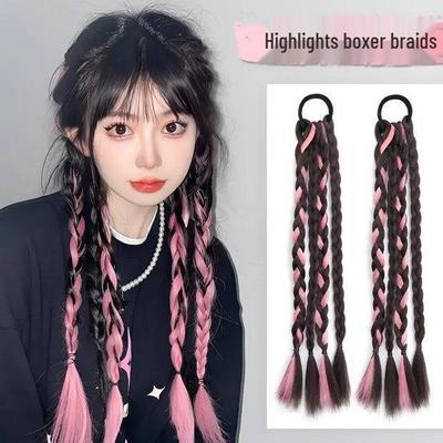 Специальный выпуск для новичков: Омбре боксерские косички - Ретро длинные косы для женщин