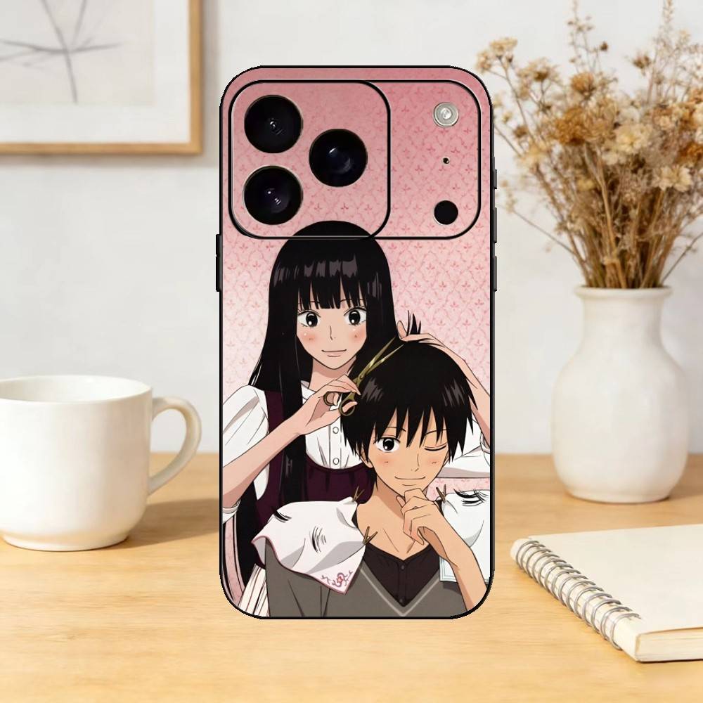 K-Kimi ni Todoke S-Sawako Чехол для телефона Силиконовый черный Мягкий Для IPhone 17,16,15,14,13,12,11,SE,Plus Pro Max