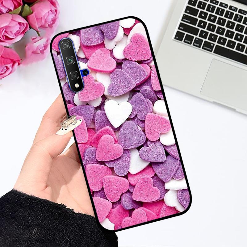 For Huawei Nova 5T Case YAL-L21 YAL-L61 Fashion Luxury Soft TPU Silicone Phone Coque Bumper For Huawei nova 5T Fundas Cover