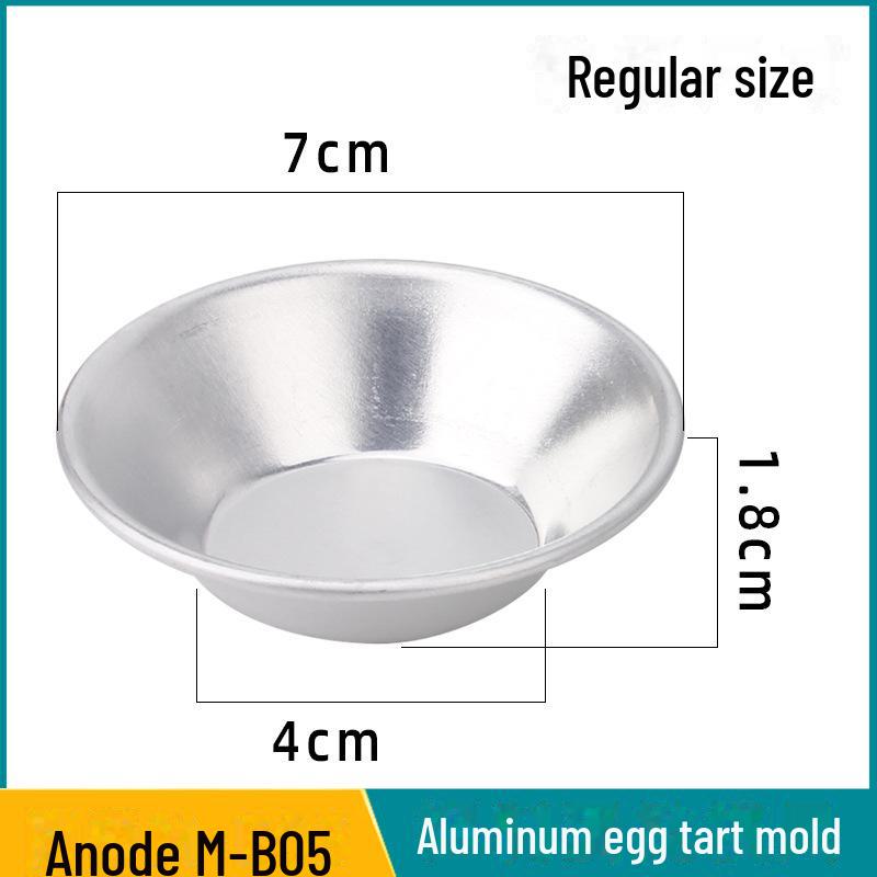 M-B05 Anodized Aluminum Egg Tart Mold for Baking and Pudding