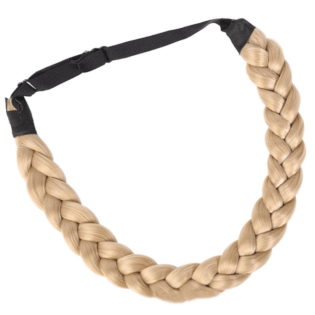 Регулируемая плетеная повязка на голову для легких стильных причесок, аксессуары для волос, головной убор для свадеб и вечеринок
