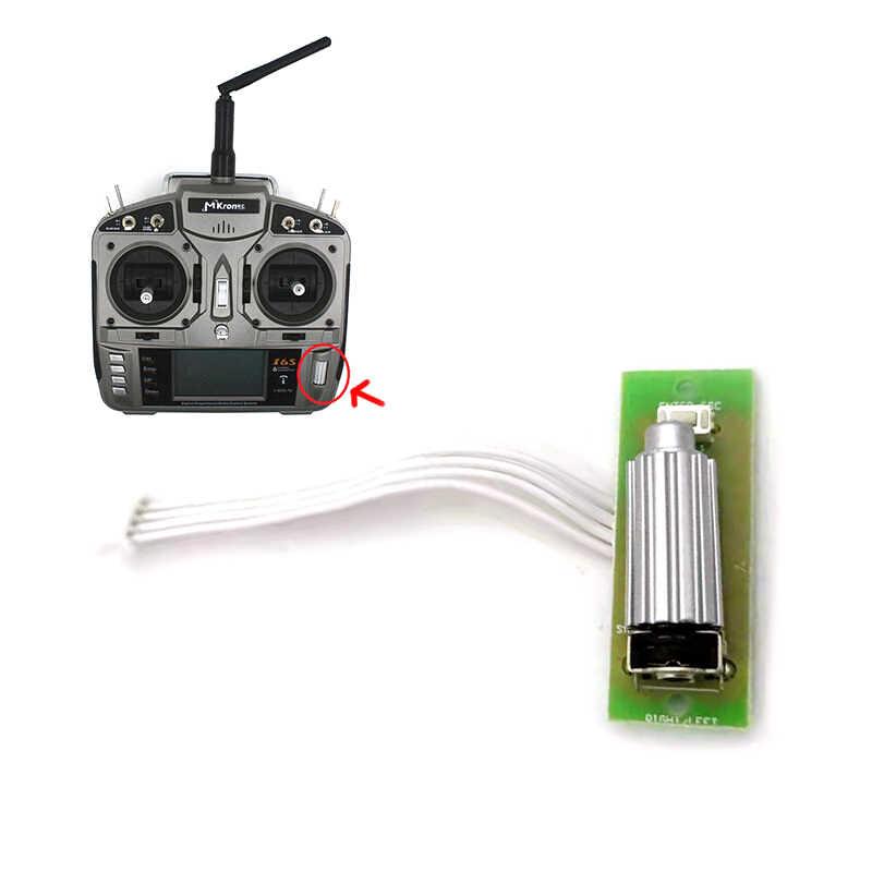 Spektrum Dx6I роликовый переключатель пластина прокрутки платы датчика Pcb W разъем провода серебристая пластиковая часть для передатчика Hobbyking Orx T-Six