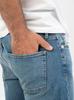 Men's Washed Blue Denim Shorts MyStars Damage 28