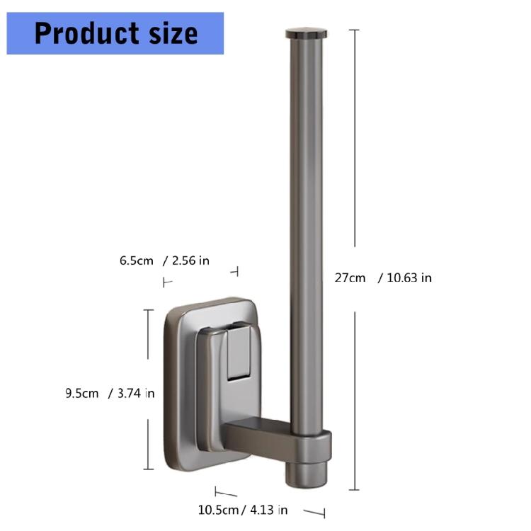 Wall Mounted Paper Towel Holder Modern Suction Cup Designs Paper Towel Dispenser Rack for Home Storage Solution