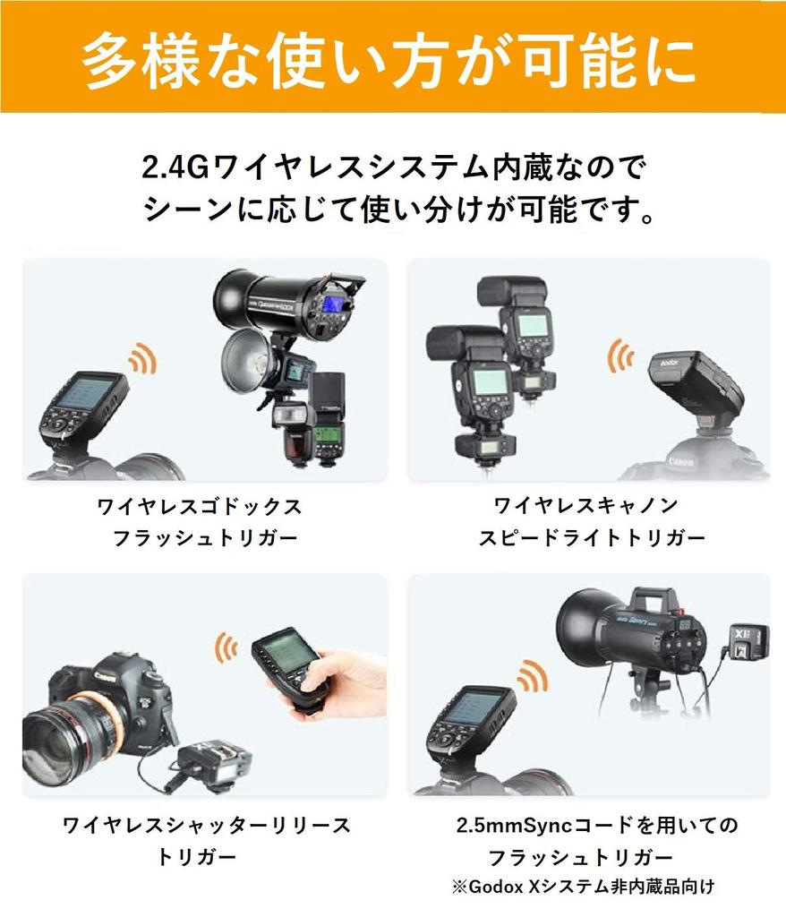 Japan Authorized Distributor Godox XproS Flash Trigger Compatible with SONY Japanese Instruction Manual Xpro-S [Cross Set]