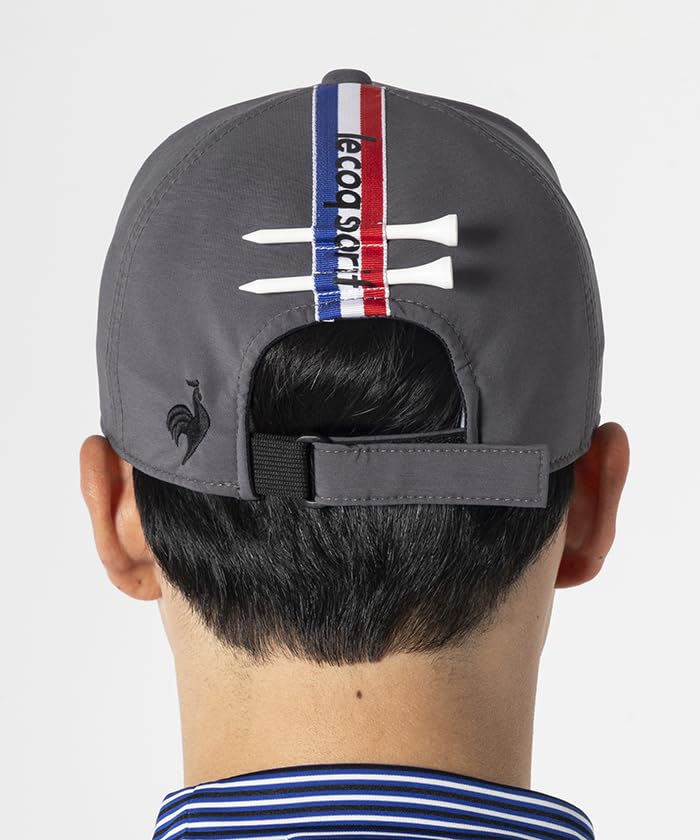 Coq Sportif Cap Cap Sunglasses Insert Tee Insert Sporty Golf LG4FCP02M GY00 [Le Golf] Golfer's Men's (Gray)
