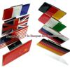 Patriotic Car Sticker with Crystal Epoxy Aluminum Alloy Buckle