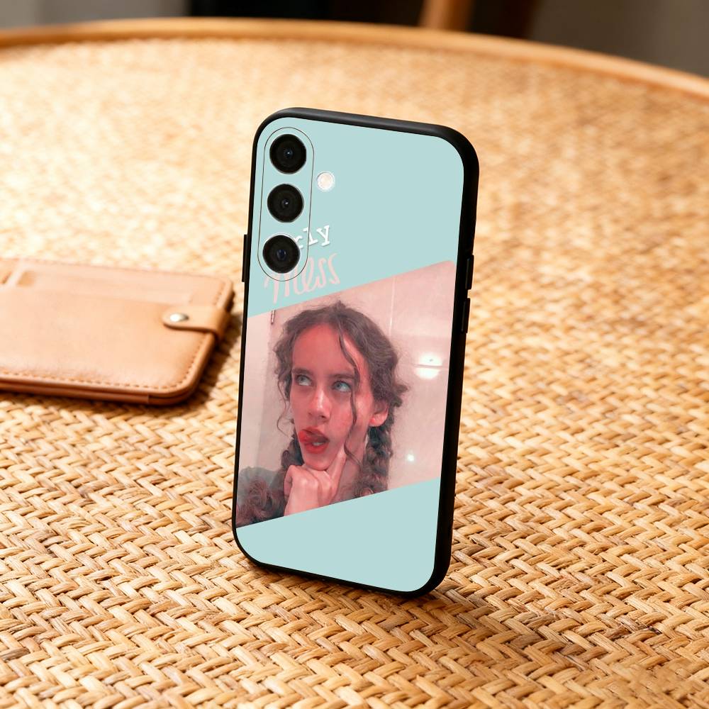 Чехол для телефона актрисы Асуль Гайта для Samsung A73,72,71,A52,51,40,41,A22,A32,31,A13, Мягкий черный корпус