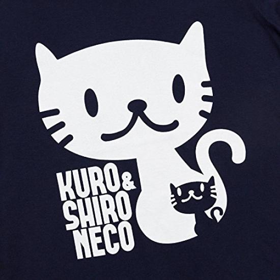 Принт Scorpy Cat для любителей кошек, Белая Черная XL Футболка, и Кошки, Темно-синий,