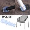 New Floor Protectors Round Bottom Silicone Pads Furniture Feet Chair Leg Caps Non-Slip Covers