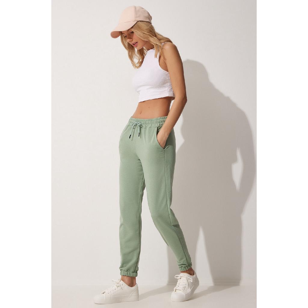 Women's Gray Pocket Sweatpants Cr00327