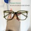 Круглые очки для близорукости для женщин и мужчин, очки для зрения, сверхлегкая оправа, рецептурные очки 0 -0.5 -1.0 -2.0 -3.0 до -4.0 диоптрий