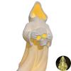 Halloween Decoration 3D Printed Ghosts Figure Faceless Standing Ghost Statue Ornament with LED Tea Lights