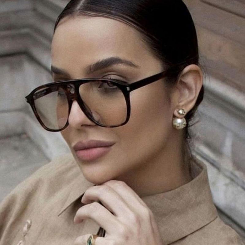 Luxury Brand Designer Big Frame Pilot Sunglasses Women For Men Trend Sun Glasses Vintage Punk Shades Popular Eyeglasses Uv400