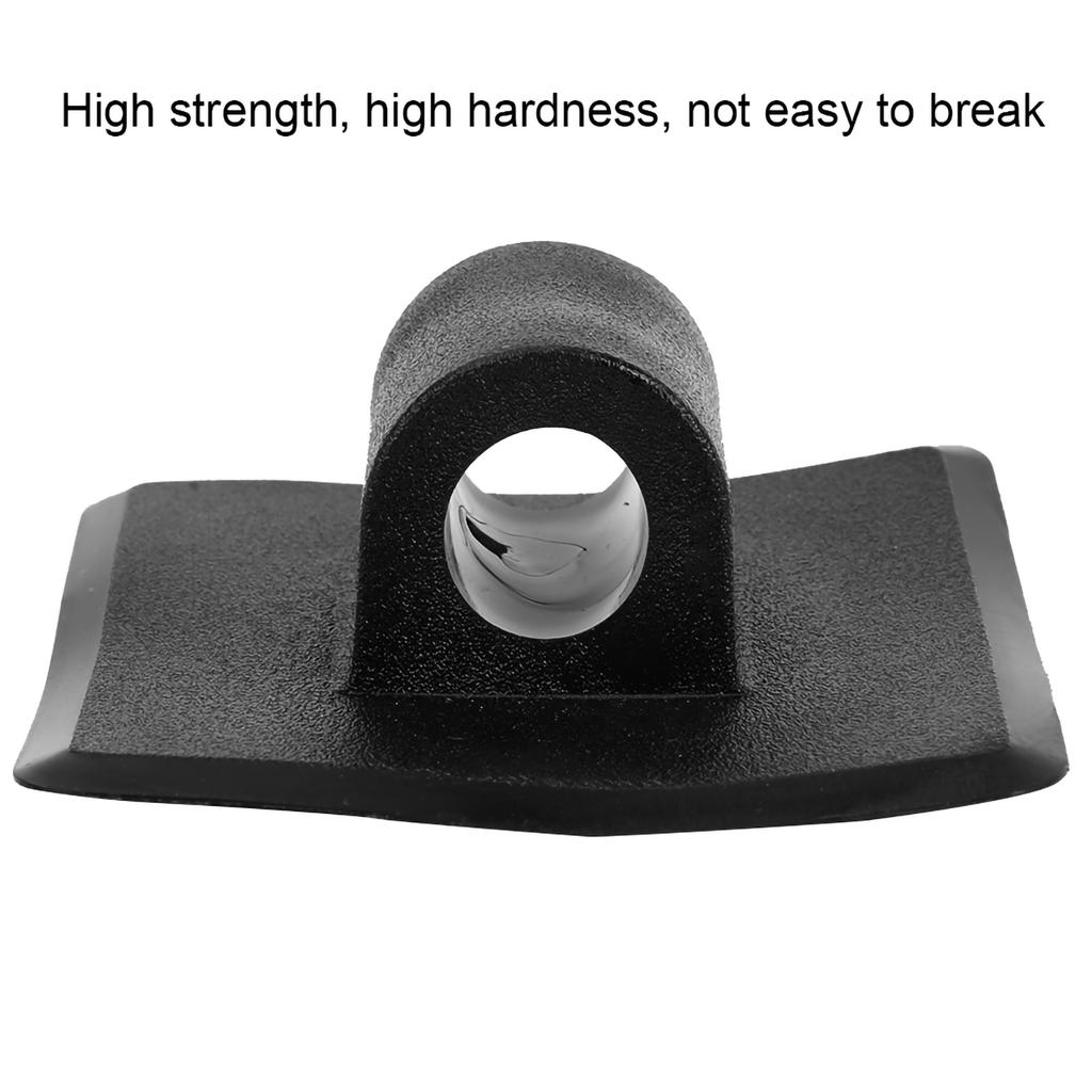 2PCS Black Plastic Engine Motor Clip Stand Holder Mount Clips for Kayak Boat Canoe