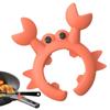 4Pcs Anti-Overflow Small Crab Spatula Holder Anti Scalding Shovel Rack Stove Top