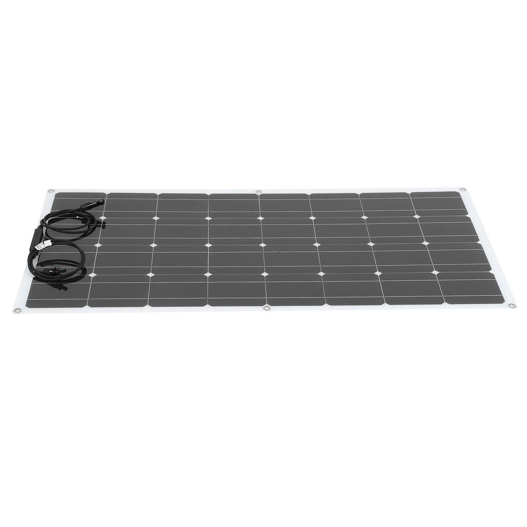 100W Semi Flexible Solar Panel Portable Monocrystalline Charging Board for Outdoor RV Boat