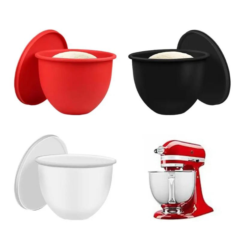 Силиконовая подкладка для чаши для кухонных комбайнов KitchenAid с наклоняемой головкой, объем 5 кварт, с нескользящим дизайном и крышками
