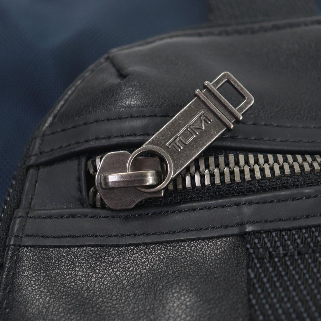 Great TUMI Briefcase BRAVO ALPHA Navy Nylon mens 232308NVY Used