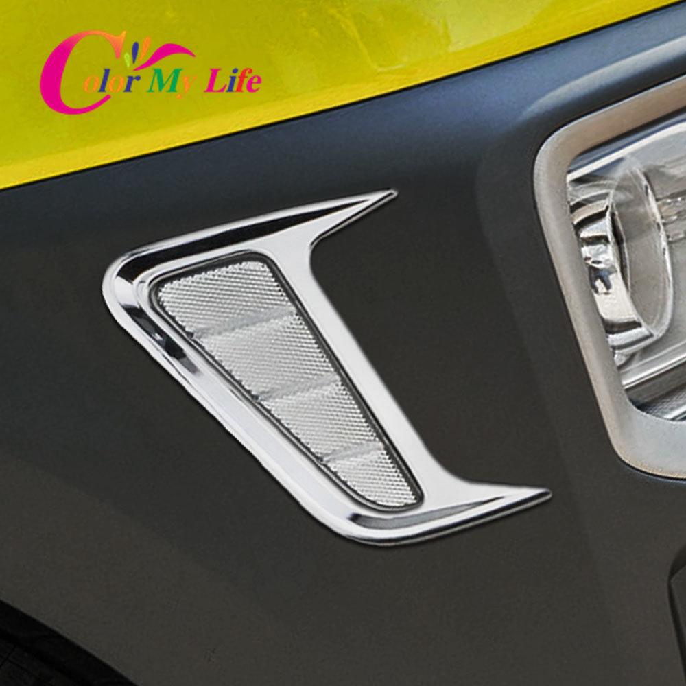 Color My Life ABS Chrome для Hyundai Kona Kauai 2017 — боковые указатели поворота, отделка блестками, крышка противотуманной фары