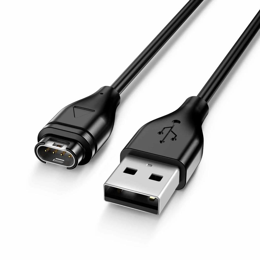 Кабель для зарядки USB 100 см для Garmin Instinct/Venu 2/Vivoactive 4 4S 3/Fenix 6 7/Forerunner 55/Quatix 6/D2 Air/Vivomove 3 Зарядное устройство