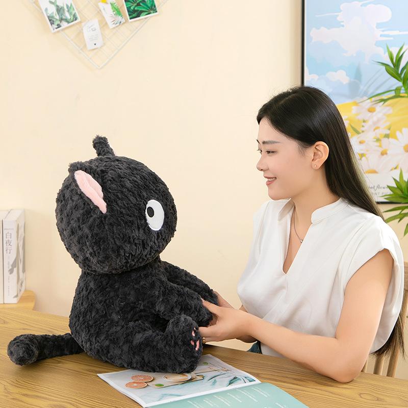 Плюшевая игрушка Кукла Маленький Черный Кот Милый Кот Дарит Детям Подруге Подарок Подушка-Игрушка Украшение