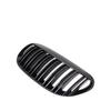 Glossy Black Single Line Style Car Front Bumper Grilles For BMW 6 Series E63  2003-2010 Matte Racing Grill Accessories