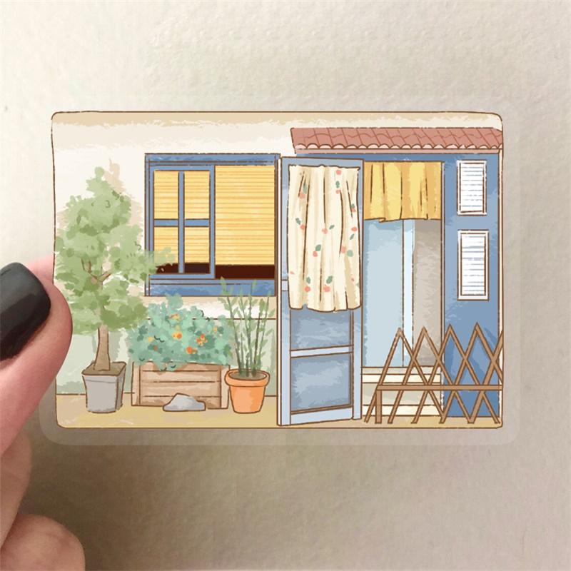 50PCS Vintage Fairy Tale Life PET Sticker Aesthetic Colored Decoration Scrapbooking DIY Stationery Supplies
