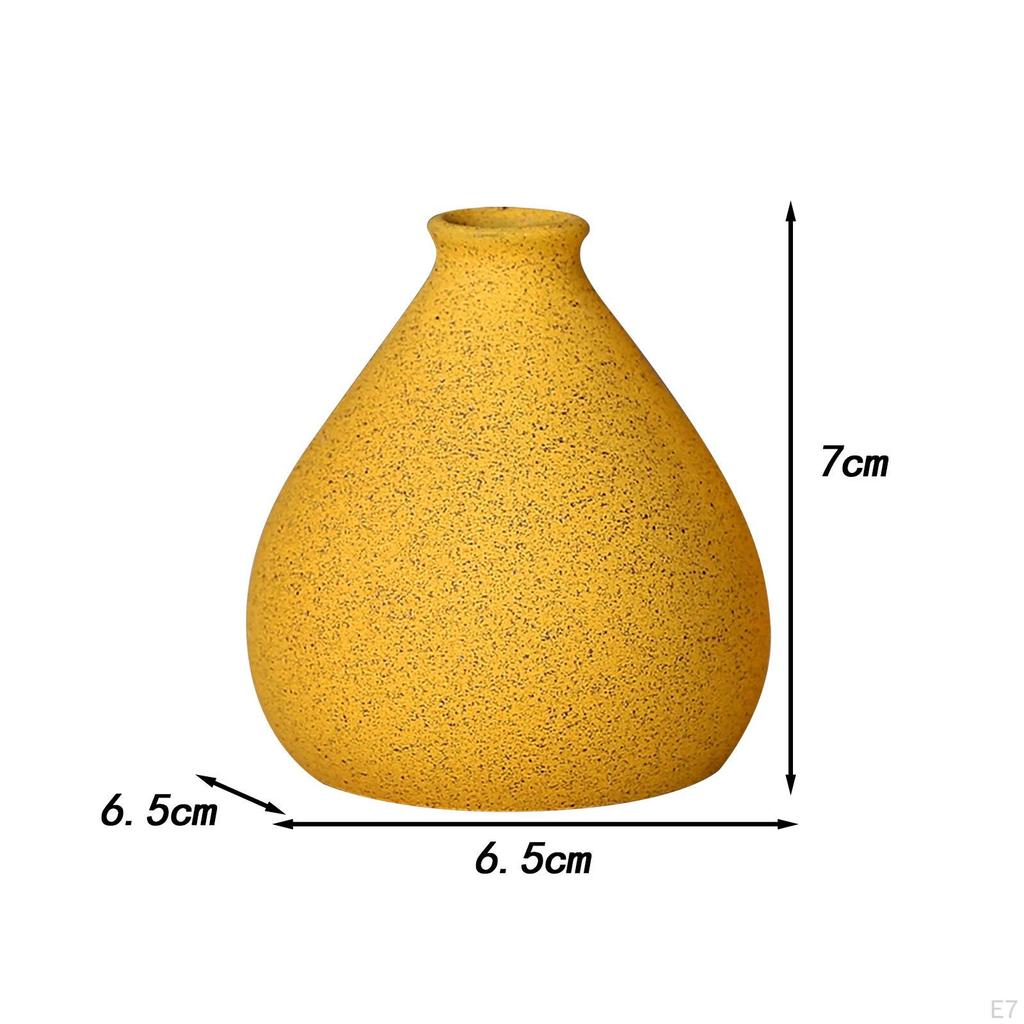 Керамическая ваза для цветов, горшок для бутонов, кашпо для вечеринки, офиса, комнатных растений, книжной полки