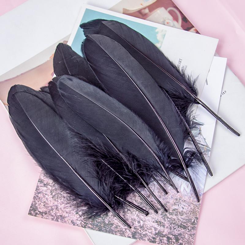 15-20cm Natural Goose Feather Multicolor Plumas for Handicraft Dream Catcher Swan Feather for Home Party  Jewelry Decoration