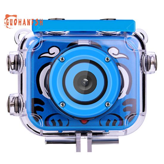 1 комплект детской камеры - водонепроницаемость 30 метров, HD-совместимость 1080P, забавная фоторамка, расширение памяти 32 ГБ, экран 2,0 дюйма, развивающие игры, детская камера