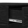 Coffee Table Black Oak Effect 90 x 90 x 28 cm Engineered Wood