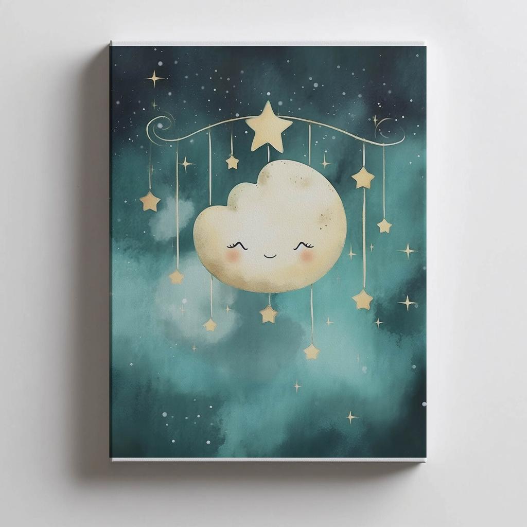 Śpiąca Chmurka Śpiąca Chmurka, 50X70 Cm, Bez Ramy, Papier Matowy 230 Gsm