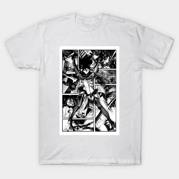 Asian Size Cotton Unisex Tshirt Print T-shirt New Manga Style 17 T-shirt No-Cut Print Regular Fit