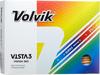 Volvik Volvik 2024 Новые мячи Vista3 Prism 360 1 дюжина (12 Шариков) Модель 2024 года Прямой импорт из США Белый