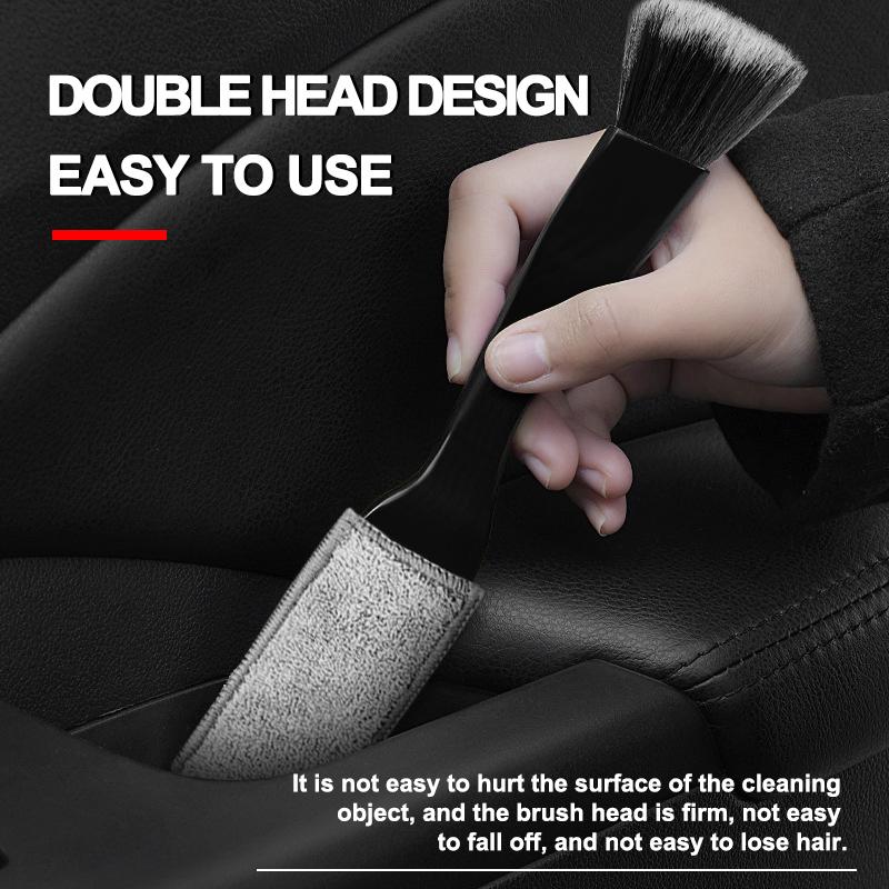 2026 Hot Car Sticker 1Pcs Car Air Outlet Cleaning Brush Dashboard Duster Brushes For KIA Ceed Rio Sportage R K3 K4 K5 K6 Ceed So