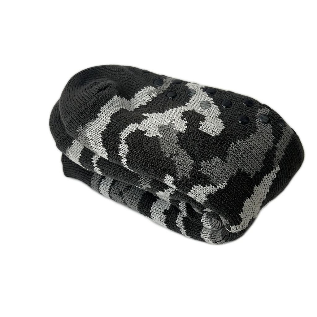 Winter Socks Mens Plush Thermal Leopard Warm Short Plus Velvet Non Slip Fluffy Floor Fuzzy Sock Male Camouflage Gift Christmas