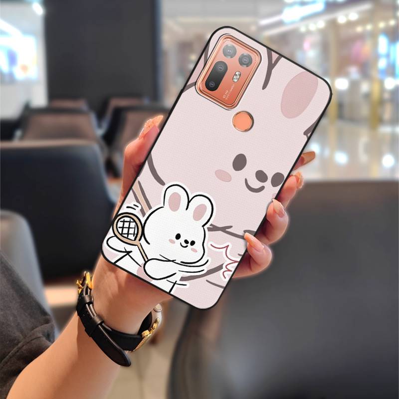 Милый грязеотталкивающий чехол для телефона для HTC Desire 20 Plus/D20+ для пары Водонепроницаемый мягкий чехол Прочный мультяшный Полная защита ТПУ
