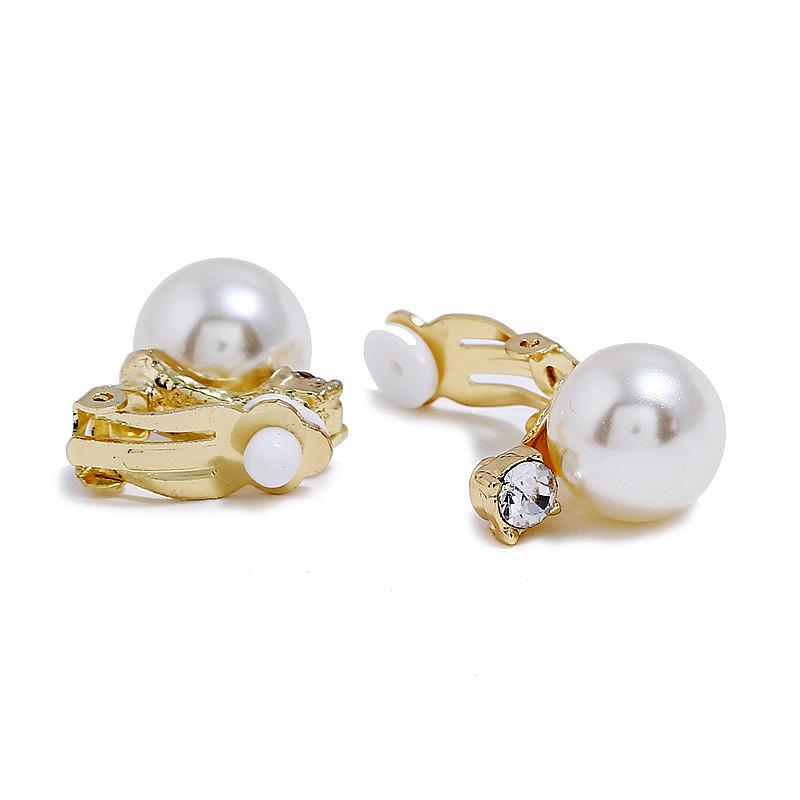 Клипсы для женщин без пирсинга без отверстия Brincos Pearl Модные украшения