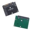 Half Height Msata Mini Pcie Ssd To 2.5'' Sata3 6.0Gps Adapter Converter Card