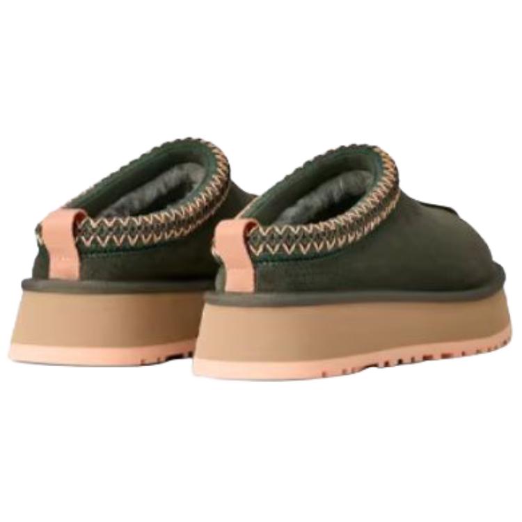 UGG Женские тапочки Tazz EVA с закрытым носком, устойчивые к истиранию, зеленые 1174471-WFF