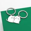 Hanging Jewelry Couple Keychain Hug Cat Dog Dog Cat Keychain  Valentine's Day Gift