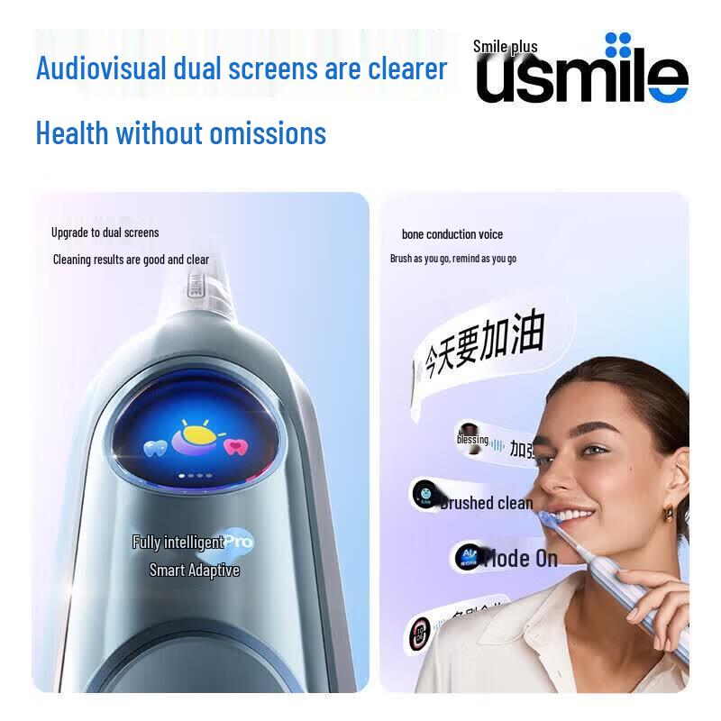 usmile Y30 Pro Умная звуковая электрическая зубная щетка вилка CN (адаптер в комплекте)