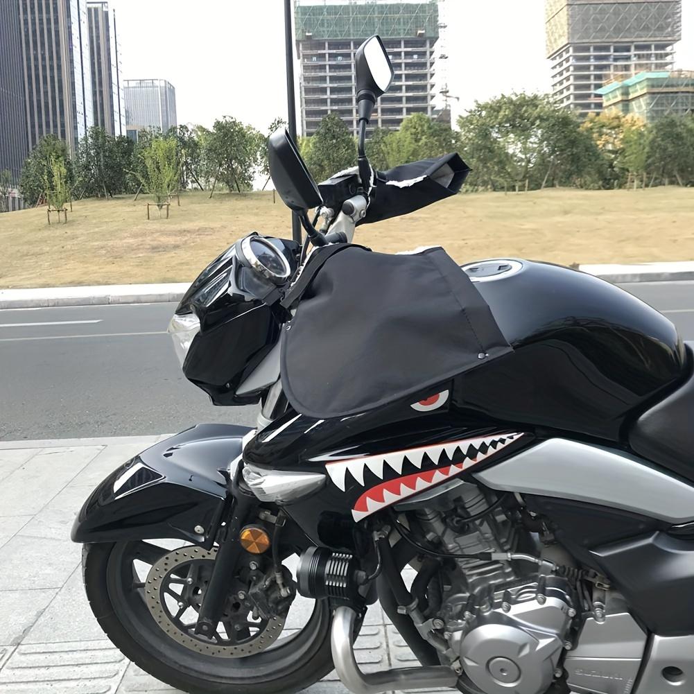 Мотоциклетные перчатки для руля, ветрозащитные зимние теплые бархатные чехлы для мотоциклов, скутеров, электромобилей, чехол для ручки мотоцикла