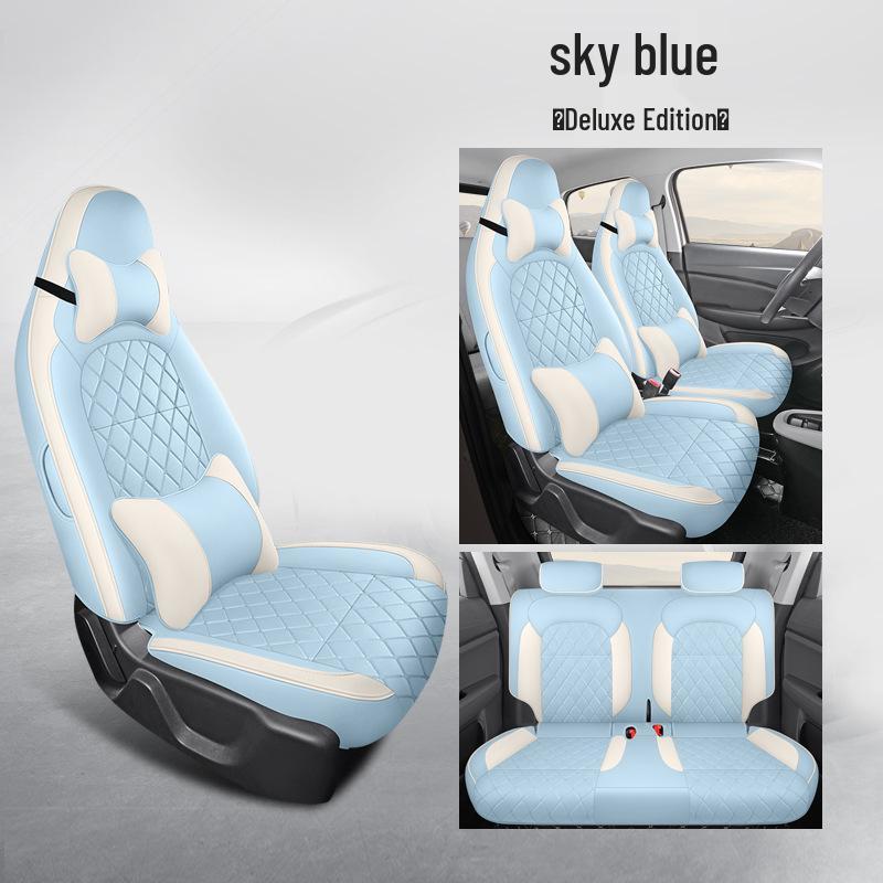 Leapmotor T03 Universal Leather Car Seat Cushion Set - All-Season Fit