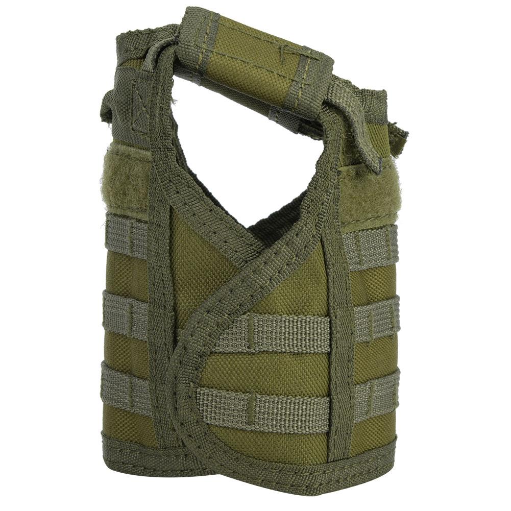 Пивной жилет, военный мини-держатель для бутылок с напитками и регулируемыми ремнями(Армейский Зеленый)