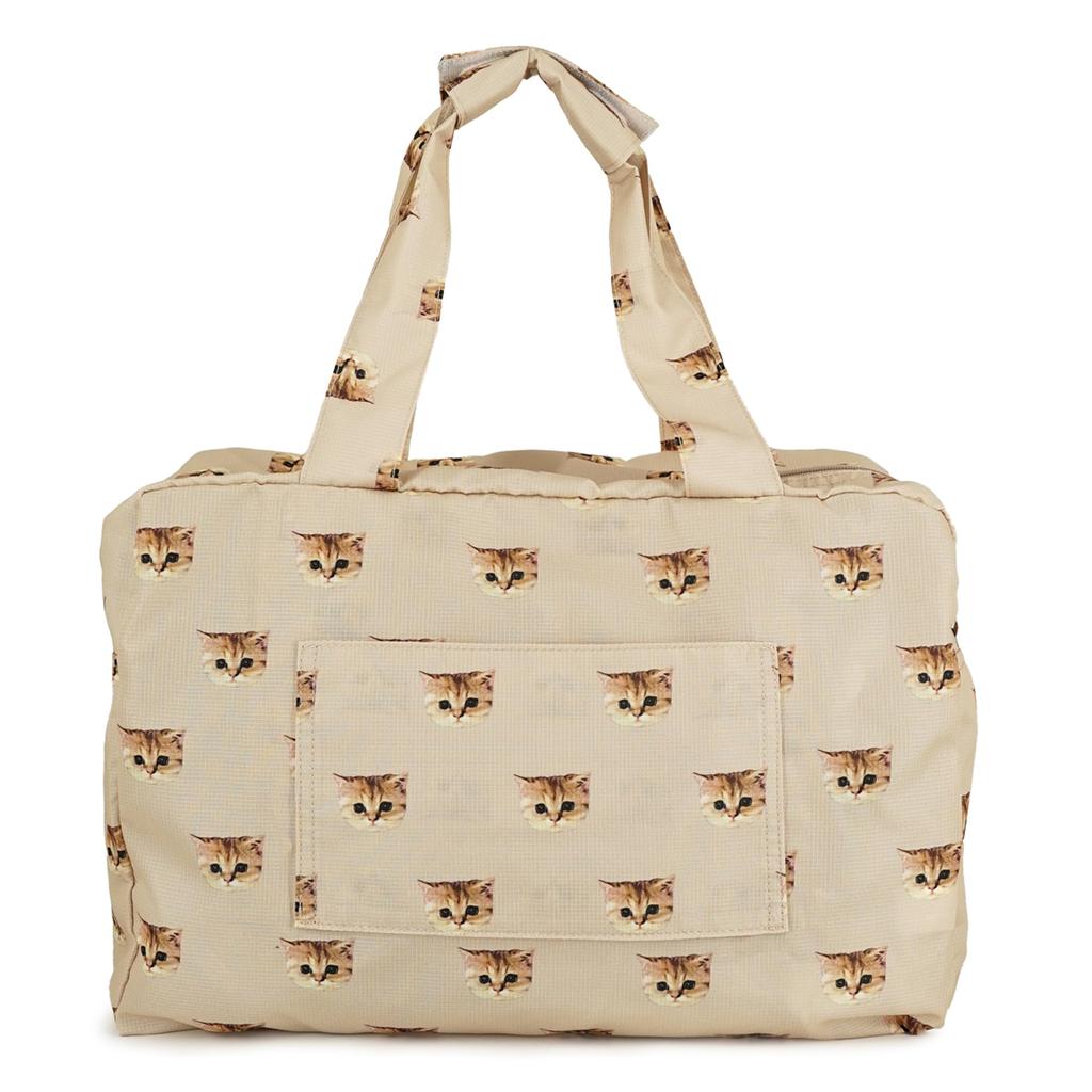 PAUL JOE ACCESSOIRES Складная сумка Boston с рисунком кошки Nunet и PJA-B841-842 (бежевый (Нунетт))