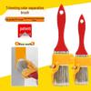 Edge Trim Paint Brush: Interior Wall Corner & Decoration Tool with Wood Handle for Latex Paint & Color Separation.