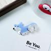 Cartoon Corgi Hair Clip Animal Dog Hairpin Cute Acetate Puppy Hair Claw  Girls