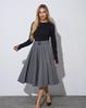 Wool Flared Skirt ISSA PLUS
